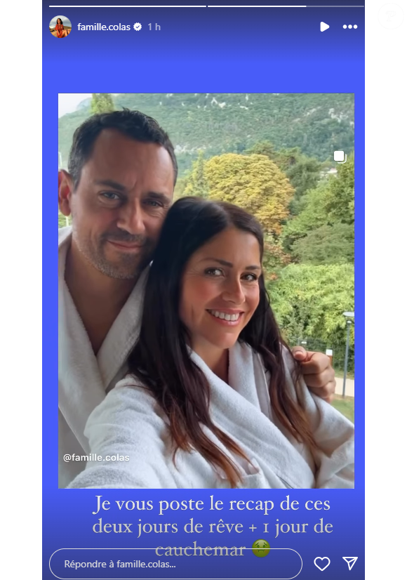 Delphine Colas (Familles nombreuses) : Son week-end en amoureux avec son chéri Olivier tourne mal.