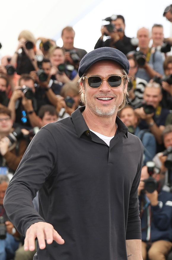 Brad Pitt - Photocall du film "Once upon a time in Hollywood" lors du 72ème festival du film de Cannes le 22 mai 2019. © Jacovides-Moreau/Bestimage