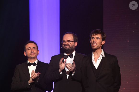 Fred Royer, Arnaud Demanche et Stéphane Rose - Les Gerard de la Television 2012 a Paris le 17 Décembre 2012. © Céline Bonarde/Bestimage