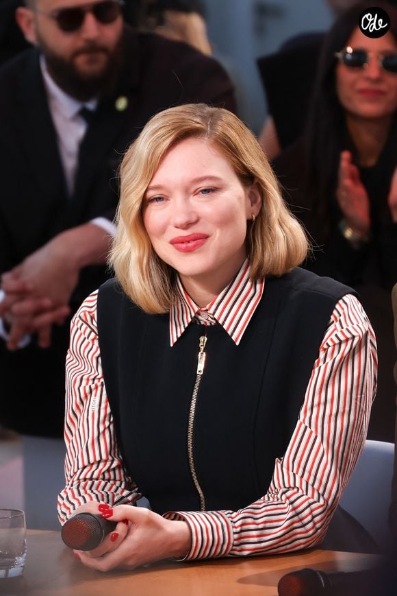 Exclusif - Lea Seydoux - Plateau de l'émission "C à vous" lors du 79ème Festival International du Film de Cannes le 19 mai 2026. © Jack Tribeca / Bestimage