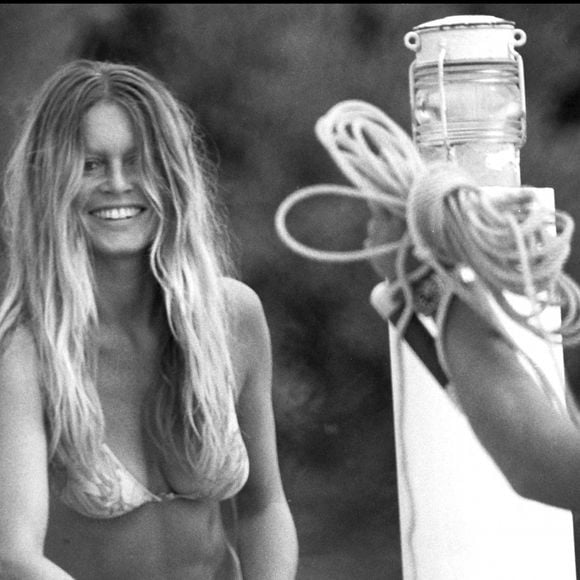 Brigitte Bardot à la MAdrague, à Saint-Tropez. Photo par Bestimage
