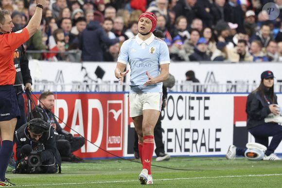 Louis Bielle-Biarrey (France) - Match de rugby du Tournoi des Six Nations : La France l'emporte sur l'Angleterre 48 - 46 au Stade de France à Saint-Denis le 14 mars 2026.

© Michael Baucher / PsnewZ / Bestimage