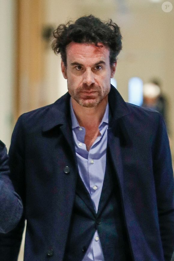 Mathias Vicherat, ancien directeur de Sciences Po, et son ex-compagne, la réalisatrice A.Bonnefont, comparaissent pour des violences conjugales dont ils s’accusent mutuellement, devant le tribunal correctionnel de Paris, France, le 24 octobre 2024. © Christophe Clovis/Bestimage
