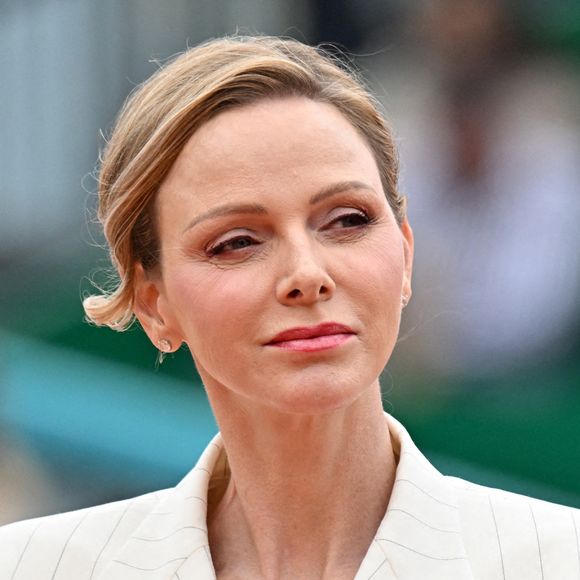 La princesse Charlène de Monaco - La famille princière assiste à la finale du Rolex Monte-Carlo Masters au Monte-Carlo Country Club de Roquebrune Cap Martin, le 12 avril 2026 © Bruno Bebert / Bestimage