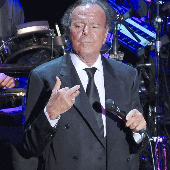 Julio Iglesias en concert lors du Starlite Marbella Festival, le 13 août 2014. GTRES / BESTIMAGE