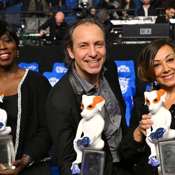 Surya Bonaly, Philippe Candeloro et Sarah Abitbol durant la 13ème cérémonie des Victoires du Sport au Palais Nikaïa à Nice, le 13 février 2025.
© Bruno Bebert / Bestimage
