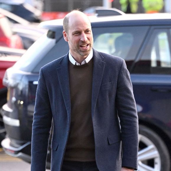 Le prince William, prince de Galles, et Catherine (Kate) Middleton, princesse de Galles, arrivent pour visiter l'Académie nationale de curling à Stirling, Royaume Uni, le 20 janvier 2026. © Backgrid UK/Bestimage