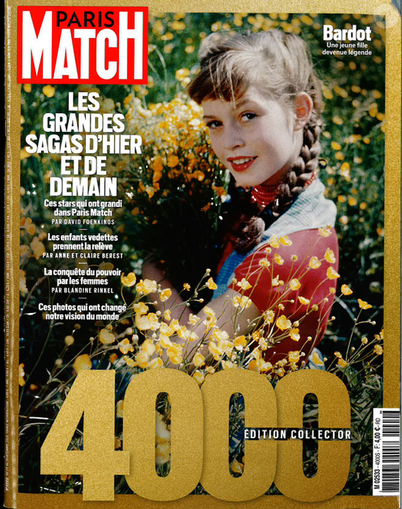 Couverture de "Paris Match", numéro du 24 décembre 2025.