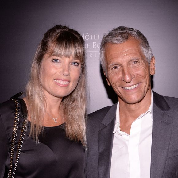 Exclusif - Nagui avec sa femme Mélanie Page - Moma Group fête son 10ème anniversaire à l'hôtel Salomon de Rothschild à Paris le 5 septembre 2022.  © Rachid Bellak/Bestimage