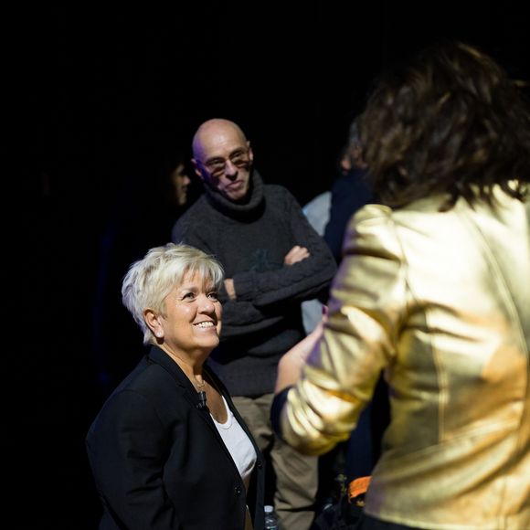 Exclusif - Mimie Mathy - Backstage de l'enregistrement de l'émission "La Boîte à secrets 4" à Paris, présentée par F.Bollaert, et diffusée le 10 avril sur France 3. Le 23 janvier 2020
© Tiziano Da Silva / Bestimage