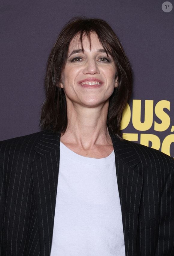 Charlotte Gainsbourg à l'avant-première du film "Nous les Leroy" au cinéma UGC Normandie sur les Champs-Elysées à Paris, le 3 avril 2024.