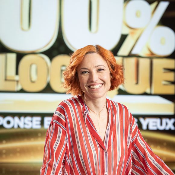 Exclusif - Natasha St-Pier lors de l'enregistrement de l'émission "100% logique" présentée par C. Feraud et qui sera diffusée le 11 octobre 2025 au Studio du Lendit à Saint-Denis, France, le 8 mars 2025. © Cyril Moreau/Bestimage