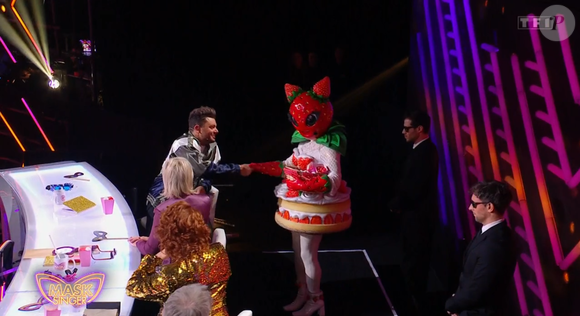 Le Fraisier, Deuxième prime de Mask Singer, capture d'écran TF1