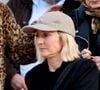 Camille Chamoux - Camille Cottin sortait des obsèques de sa belle-mère Juliette Cottin en présence de Camille Chamoux au funérarium du Père Lachaise à Paris le 26 avril 2025.
