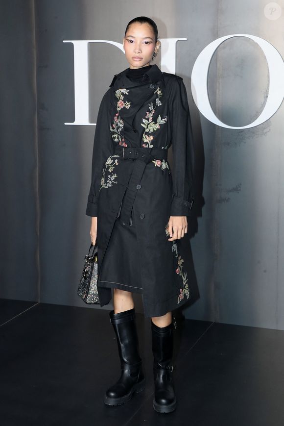 Lineisy Montero au photocall du défilé Dior Homme à l'École-Militaire lors de la semaine de la mode masculine automne/hiver 2025-2026 à Paris, France, le 24 janvier 2025. © Bertrand Rindoff/Bestimage