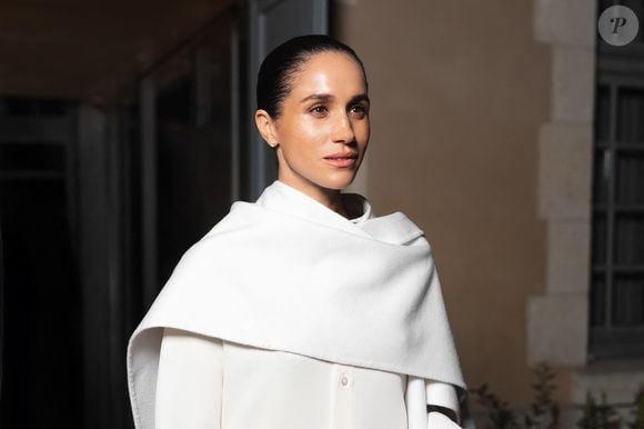Meghan Markle, duchesse de Sussex, au défilé Balenciaga lors de la Fashion Week de Paris (PFW), au centre Laennec, à Paris, France, le 4 octobre 2025. © Tiziano Da Silva/Bestimage