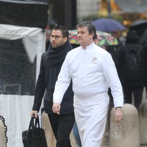 Le chef Jocelyn Herland - Obsèques de Paul Bocuse dans la cathédrale Saint-Jean de Lyon. Le 26 janvier 2018