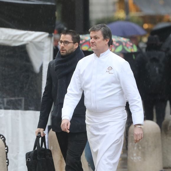 Le chef Jocelyn Herland - Obsèques de Paul Bocuse dans la cathédrale Saint-Jean de Lyon. Le 26 janvier 2018