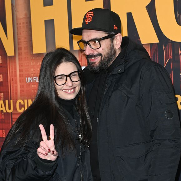 Lucie Bernardoni et son mari Patrice Maktav - Avant-première du film "Mon héroïne" au cinéma UGC Normandie à Paris le 12 décembre 2022. © Coadic Guirec/Bestimage