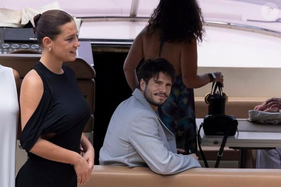 Adèle Exarchopoulos et François Civil - Arrivées au défilé de mode Jacquemus Cruise "La Casa" à la Casa Malaparte à Capri, Italie, le 10 juin 2024. © Borde-Da Silva/Bestimage