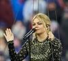 Il est long le chemin parcouru. Elle a beau n'avoir que 28 ans, Louane peut déjà se retourner sur un sacré début d'aventure. 

La chanteuse Louane (Louane Emera), représentante de la France au concours de l'Eurovision, interpréte pour la première fois son titre maman, en hommage à sa mère décédée lorsqu'elle avait 17 ans, devant les 80 000 spectateurs, suspendue sur une plateforme, plusieurs mètres au-dessus de la pelouse et des musiciens, du Stade de France à la mi-temps du match du Tournoi des Six Nations opposant la France à l'Écosse, à Saint-Denis, Seine Saint-Denis, France. © Cyril Moreau/Bestimage