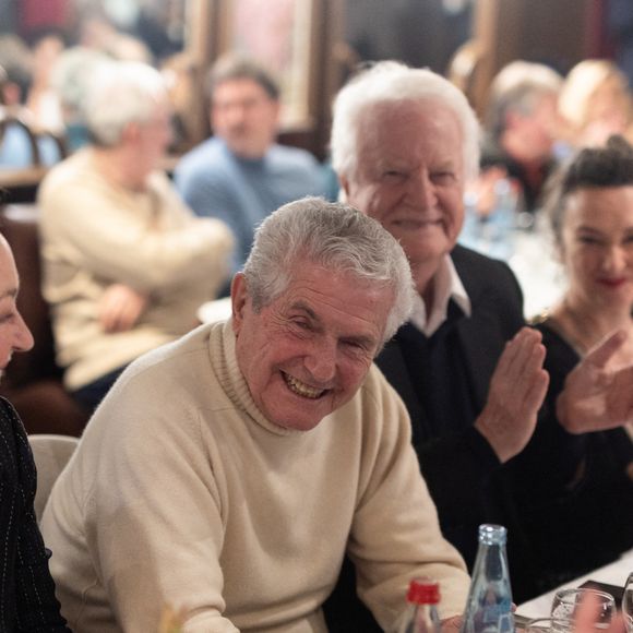Claude Lelouch a profité de l’événement pour annoncer qu’André Dussollier tiendrait l’un des rôles principaux de son prochain film.

Catherine Frot, Claude Lelouch, André Dussollier lors de la cérémonie d'intronisation de A.Dussollier et C.Frot à l'académie Alphonse Allais au cabaret La Crémaillère 1900 à Paris le 26 janvier 2026

© Tiphaine Praud-Lebely / Bestimage