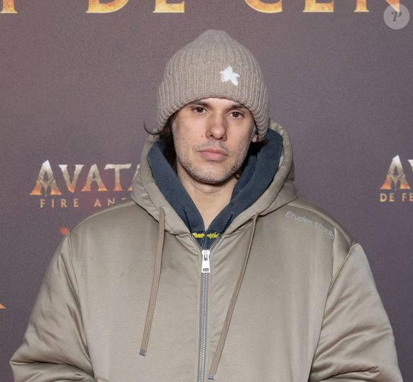 Le rappeur et auteur-compositeur français Aurélien Cotentin aka Orelsan assiste à la première européenne de "Avatar : Fire And Ash à la "Seine Musicale" à Boulogne-Billancourt, près de Paris, France. Photo by Alexis Jumeau/ABACAPRESS.COM