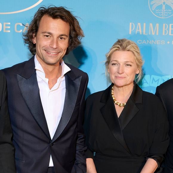 Bertrand Chameroy, Anne-Elisabeth Lemoine - Photocall du dîner d'ouverture du 77ème Festival International du Film de Cannes, au Carlton. Le 14 mai 2024
© Borde-Jacovides-Moreau / Bestimage