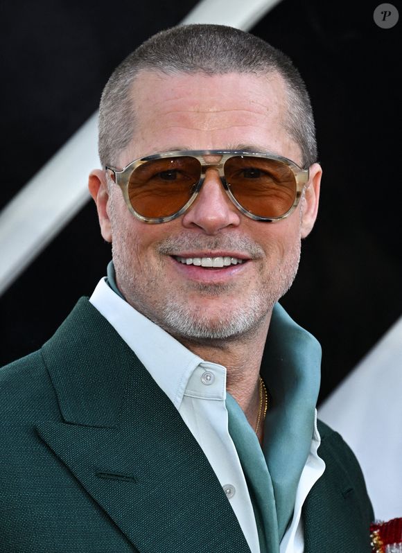 Brad Pitt arrivant à la première européenne de F1 The Movie, Cineworld, Leicester Square. Crédit : Doug Peters/EMPICS. © PA Photos/ABACA