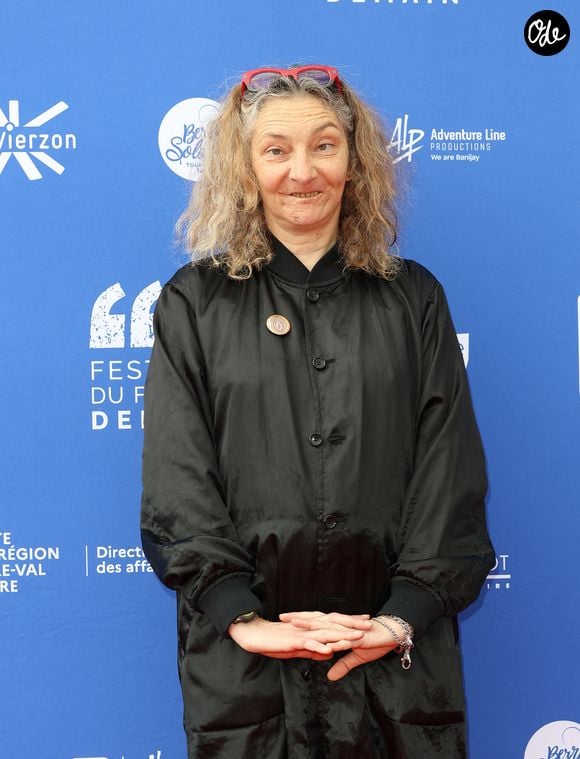 Corinne Masiero au photocall du film "Nous Les Femmes" lors de la 3ème édition du festival du film de Demain (30 mai - 2 juin 2024), à Vierzon, France, le 1er juin 2024. © Coadic Guirec/Bestimage