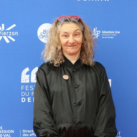 Corinne Masiero au photocall du film "Nous Les Femmes" lors de la 3ème édition du festival du film de Demain (30 mai - 2 juin 2024), à Vierzon, France, le 1er juin 2024. © Coadic Guirec/Bestimage
