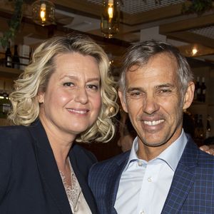 Exclusif - Paul et Luana Belmondo - Luana Belmondo lors du lancement de son livre "Italia mia Luana cuisine Rome" et de l'annonce de la diffusion de la série d'émissions sur la chaîne TV My Cuisine, au  restaurant l'Osteria del Vino du marché spacieux Eataly Paris Marais à Paris le 7 novembre 2019. © Tiziano Da Silva - Pierre Perusseau/Bestimage