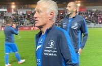 Didier Deschamps au stade Pierre de Coubertin à Cannes, le 30 octobre 2025.
