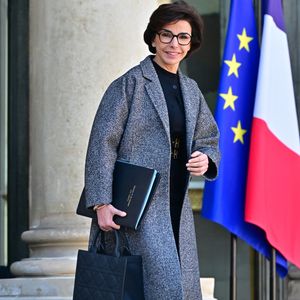 Rachida Dati, ministre de la Culture - Sortie du Conseil des ministres au palais de l'Elysée à Paris, le 5 mars 2025.  © Christian Liewig / Bestimage