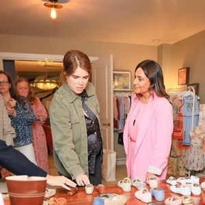 Eugenie d'York s'est rendue à Soho pour un événement de shopping et de soins pour bébés et enfants, organisé à l'occasion de la journée de la presse de Fuse Communications. 7 mai 2026. © Backgrid UK/ Bestimage