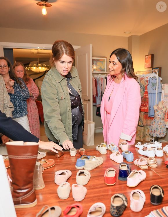 Eugenie d'York s'est rendue à Soho pour un événement de shopping et de soins pour bébés et enfants, organisé à l'occasion de la journée de la presse de Fuse Communications. 7 mai 2026. © Backgrid UK/ Bestimage
