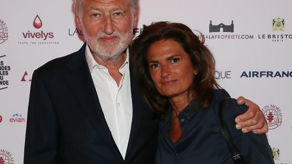 Pierre Gagnaire et sa femme Sylvie Le Bihan propriétaires d'une maison dans le Perche dans un charmant village de 200 habitants