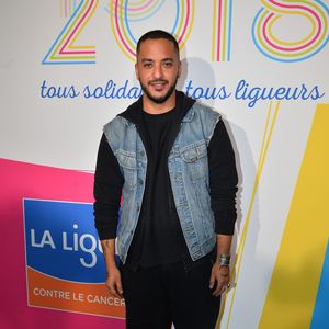 Slimane (Slimane Nebchi) pour les 100 ans de la lutte contre le cancer à la cité des sciences à Paris, France, le 14 mars 2018.

© Veeren/Bestimage