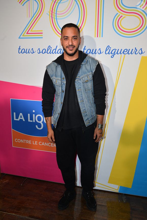 Slimane (Slimane Nebchi) pour les 100 ans de la lutte contre le cancer à la cité des sciences à Paris, France, le 14 mars 2018.

© Veeren/Bestimage
