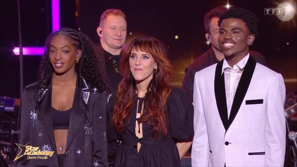 Demi-finale de Franck et Ebony, le 18 janvier 2025, sur TF1, dans la "Star Academy 2024"