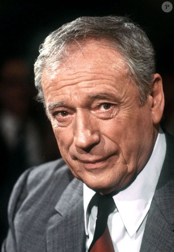 L'acteur français Yves Montand en avril 1987. Photo par Dpa/Abaca