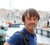 Nicolas Hulot fut l'une des plus grandes stars du petit écran.
Nicolas Hulot lors de la conférence de presse du président de la République Emmanuel Macron, après la sortie en mer à bord du navire scientifique "Alfred Merlin" à Marseille, France. © Dominique Jacovides / Bestimage