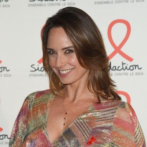 Julia Vignali - Soirée de présentation de la prochaine édition du Sidaction 2018 au musée du Quai Branly - Jacques Chirac à Paris, France, le 5 mars 2018. © Coadic Guirec/Bestimùage
