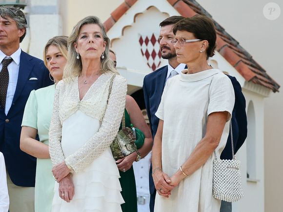 Princesse Caroline de Hanovre, Princesse Stéphanie de Monaco, Camille Gottlieb et Gareth Wittstock le 19 juillet 2025 ©Claudia Albuquerque / Bestimage