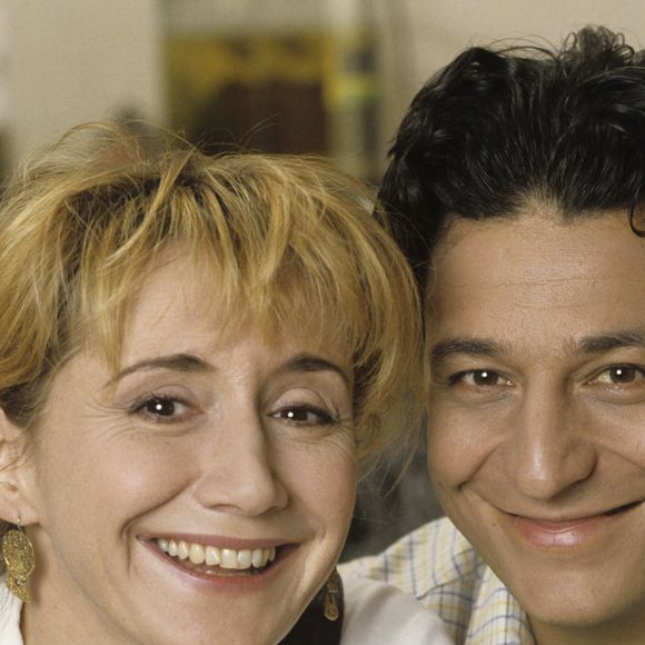 Archives - Rendez-vous avec Christian Clavier et Marie-Anne Chazel à leur domicile à Paris. Janvier 1991
© Michel Ristroph via Bestimage