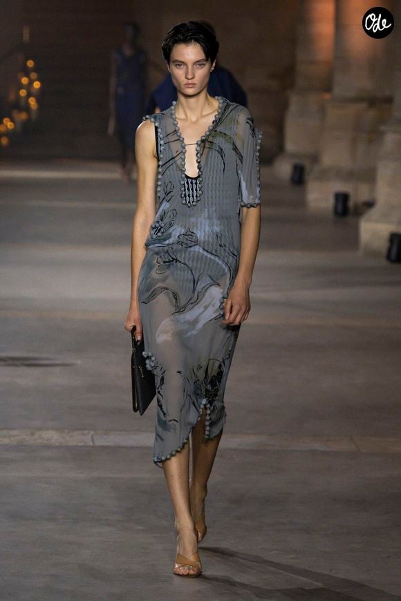 Défilé Victoria Beckham Collection Femme Prêt-à-Porter Printemps/Eté 2027 lors de la Fashion Week de Paris, le 2 octobre 2026. © Bestimage