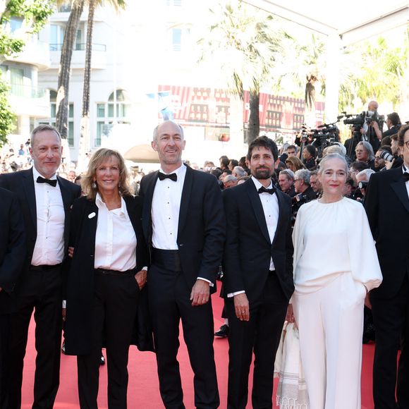 Delphine Ernotte, Emmanuel Chain - Montée des marches du film « Marcello Mio » lors du 77ème Festival International du Film de Cannes, au Palais des Festivals à Cannes. Le 21 mai 2024
© Jacovides-Moreau / Bestimage