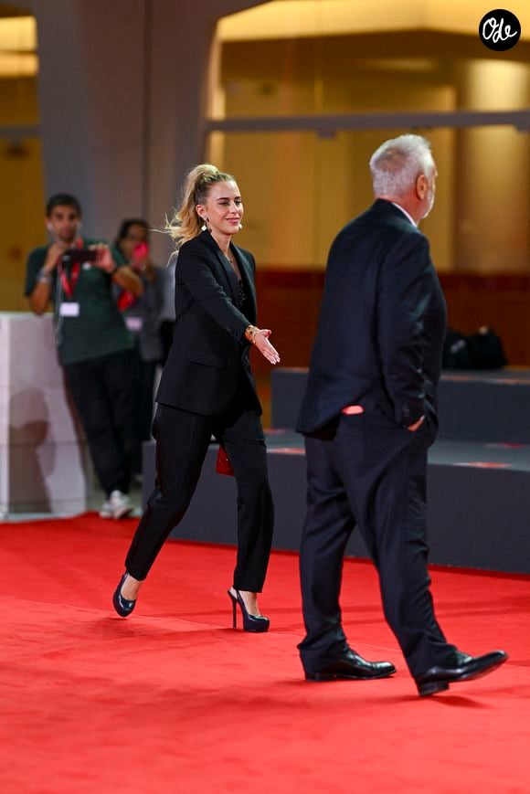 Luc Besson et Sarah Saldmann à la première de 'Father Joe' lors du 83ème Festival International du Film de Venise (Mostra), à Venise, Italie, le 6 septembre 2026. © Pierre Perusseau/Bestimage