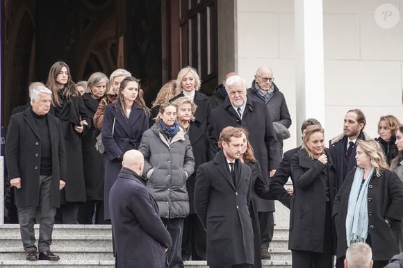 Pierre Casiraghi- Obsèques de Fernanda Biffi Casiraghi (99 ans), mère de Stefano Casiraghi, à Fino Mornasco, Italie, le 9 décembre 2024. © Emanuele Roberto De Carli/IPA via ZUMA Press/Bestimage