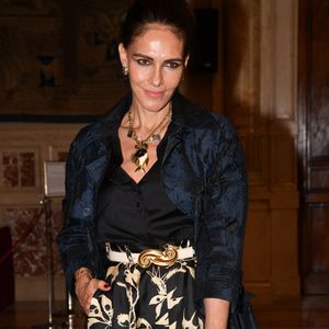 Adriana Abascal au dîner de gala. Rome, Palazzo Ruspoli Dîner de gala pour le concert d'Omar Harfouch au Parlement italien. Italie. Photo par IPA/ABACAPRESS.COM